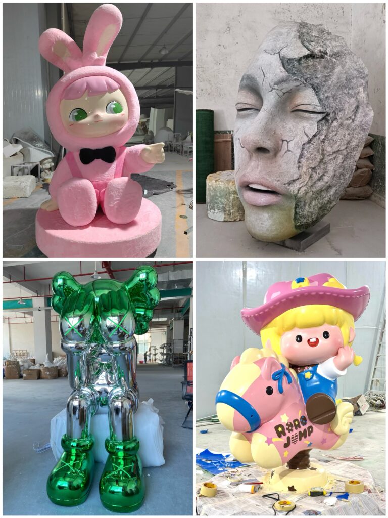 estatuas personalizadas de fibra de vidrio